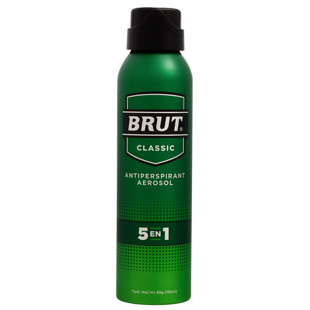 DESODORANTE BRUT CLASSIC 5 EN 1 SPRAY 150 ML
