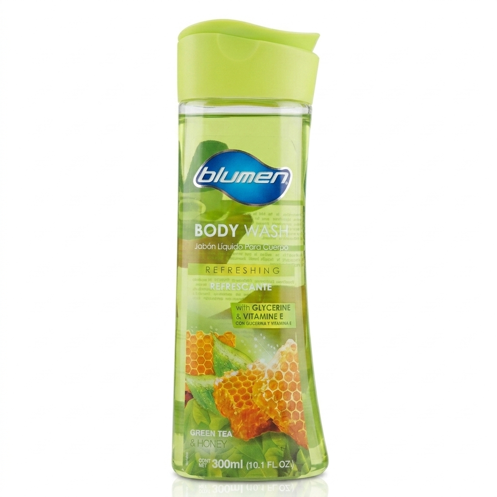 BLUMEN BODY WASH REFRESCANTE GREEN TEA & HONEY 300ML