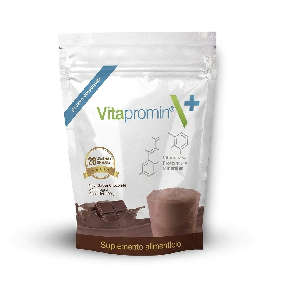 VITAPROMIN SABOR CHOCOLATE 400G POLVO EN BOLSA
