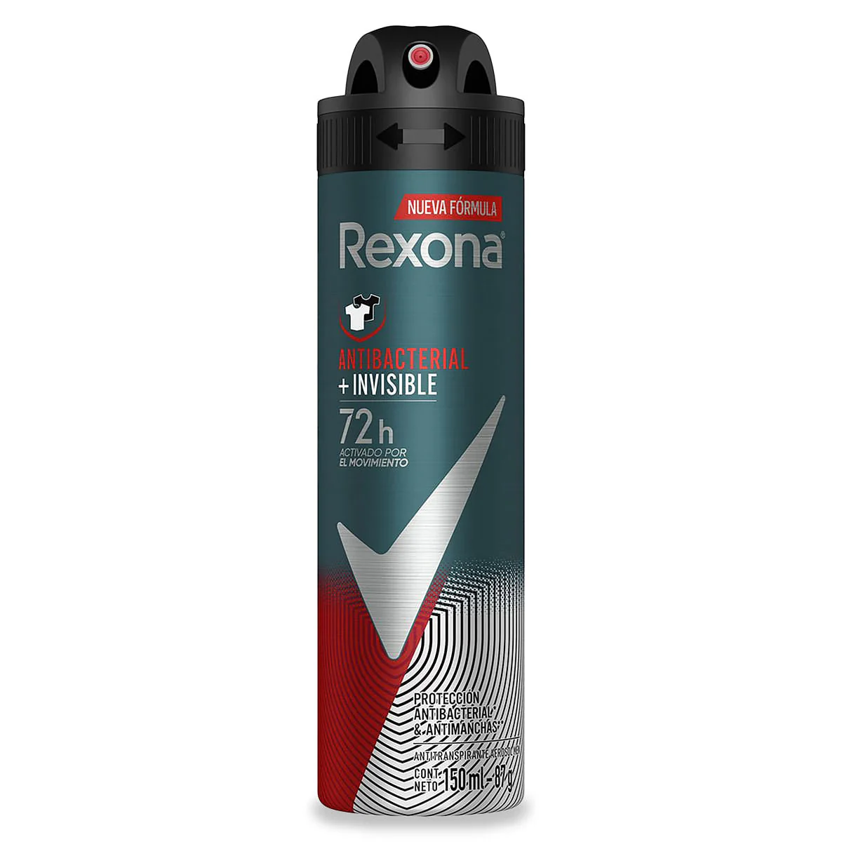 DESODORANTE REXONA MEN ANTIBACTERIAL INVISIBLE SPRAY 90G