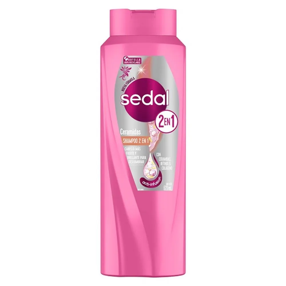 SEDAL SHAMPOO CRERAMIDAS 2 EN 1 620ML