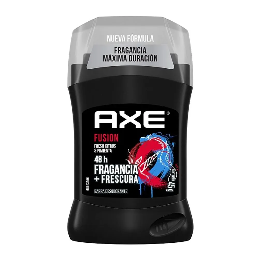 DESODORANTE AXE FUSION 48H BARRA 45G