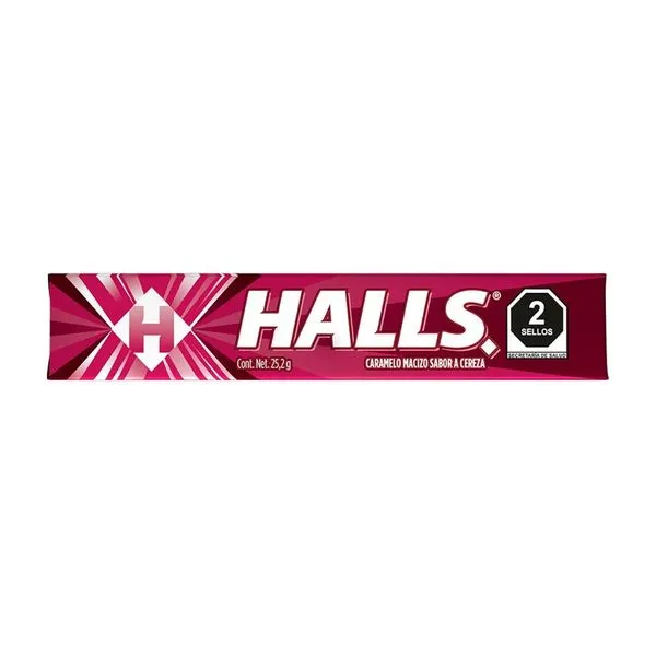 HALLS CEREZA CON 9