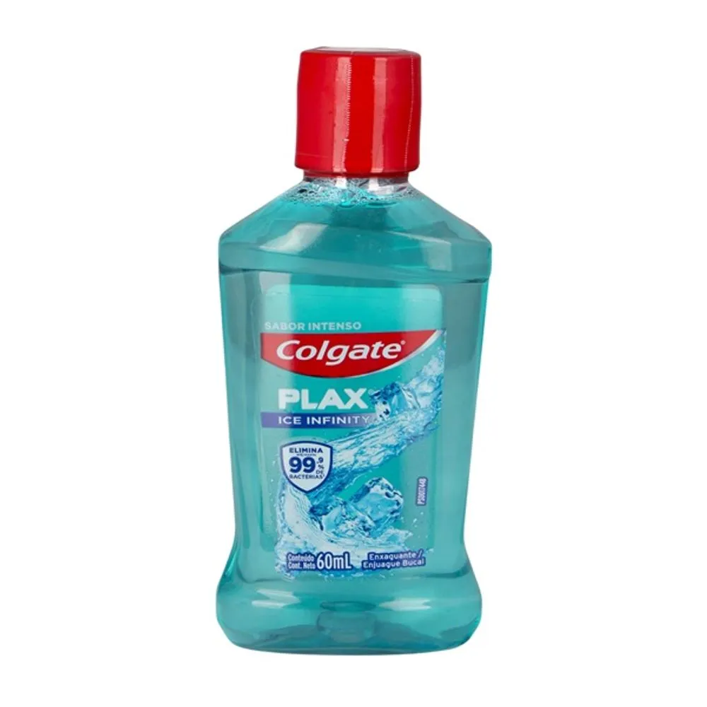 ENJUAGE BUCAL COLGATE PLAX ICE INFINITY 60ML