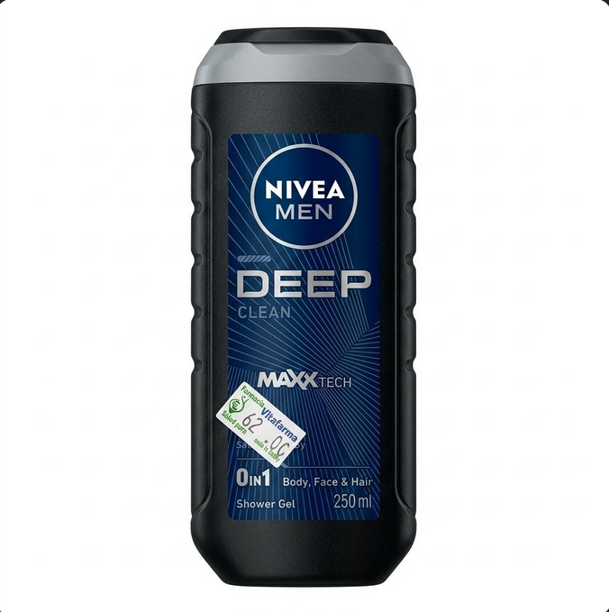 NIVEA MEN DEEP CLEAN MAXXTECHCGEL DE DUCHA 250ML