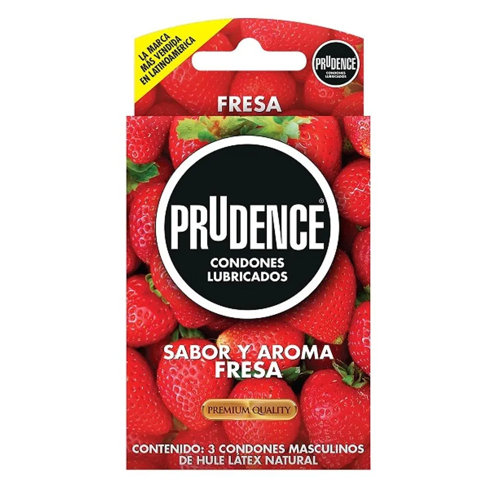 PRESERVATIVO PRUDENCE FRESA CON 3